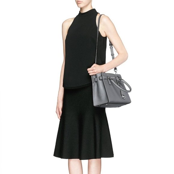 MICHAEL KORS Dillon Saffiano Leather Satchel, NEW! - Picture 2 of 4